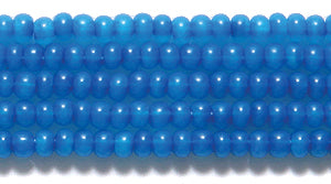 10SB976: CZ Seed Bead Dyed Blue 10/0 5HK