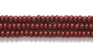 11SB156: CZ Seed Bead Op Chocolate Brown 11/0 6HK