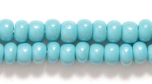 6SB585: CZ Seed Bead Turquoise Green AB 6/0 36STR