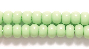 6SB181: CZ Seed Bead Opaque Lime Green 6/0 36STR