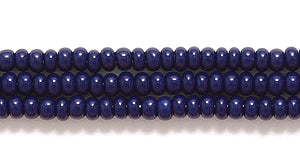 11SB179: CZ Seed Bead Op Deep Navy Blue 11/0 6HK