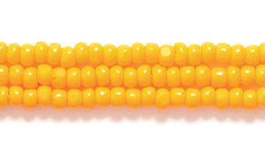 11SB132-C: CZ Seed Bead True Cut Op LT Orange 11/0 6HK