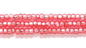 11SB444-DY: CZ Seed Bead Silver Lined Dyed Ruby 11/0 6HK