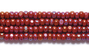 11SB552-C: CZ Seed Bead True Cut LT Brown AB 11/0 6HK