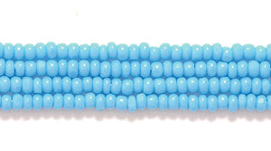 13SB165-C: CZ Seed Bead Charlotte Turquoise 13/0 18HK