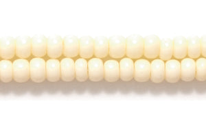 8SB150: CZ Seed Bead Opaque Bone Effect 8/0 6HK