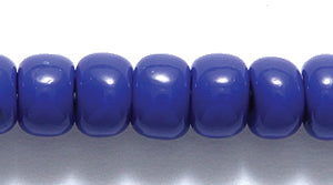 1SB174: CZ Seed Bead Opaque MED Blue 1/0 18STR