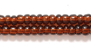 8SB258: CZ Seed Bead TR Root Beer 8/0 6HK