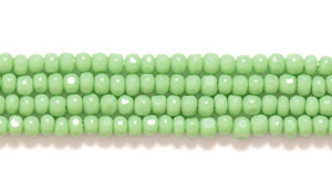 13SB183-C: CZ Seed Bead Charlotte Kelly Green 13/0 18HK