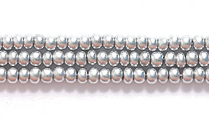 11SB915-ME: CZ Seed Bead Silky Silver 11/0 6HK