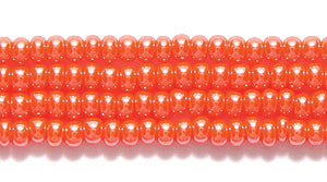 10SB334: CZ Seed Bead Sfinx DK Orange 10/0 5HK