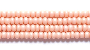 11SB154-TA: CZ Seed Bead Terra Pearl Op Beige 11/0 6HK