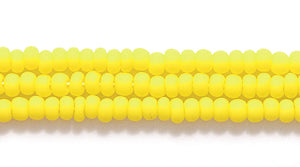 11SB122-M: CZ Seed Bead Op LT Yellow Matte 11/0 6HK