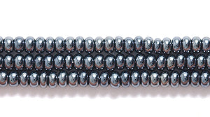 11SB309: CZ Seed Bead Gunmetal 11/0 6HK