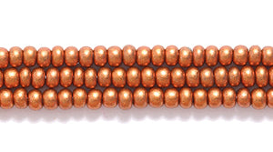 11SB958-ME: CZ Seed Bead Silk DK Copper 11/0 6HK