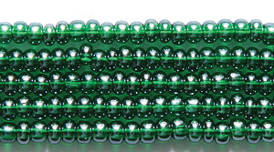 10SB384-T: CZ Seed Bead TR Sfinx MED Green 10/0 5HK