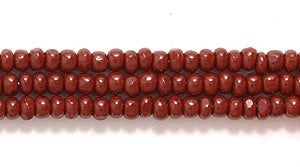 11SB156-C: CZ Seed Bead True Cut Op DK Brown 11/0 6HK