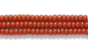 11SB152: CZ Seed Bead Op LT Brown 11/0 6HK