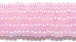 10SB692-AB: CZ Seed Bead Pearl Pink AB 10/0 5HK