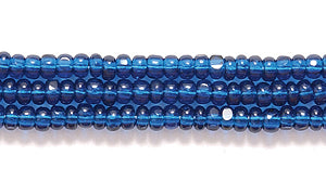 11SB269-C: CZ Seed Bead True Cut TR Montana Blue 11/0 6HK