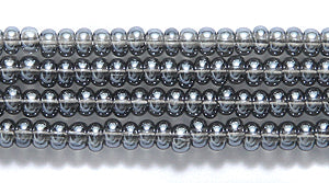 10SB305-T: CZ Seed Bead Sfinx TR Grey 10/0 5HK