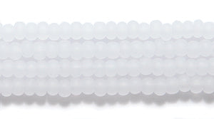 11SB210-M: CZ Seed Bead Opal White Matte 11/0 6HK