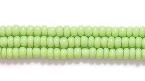 11SB180: CZ Seed Bead Op Pale Green 11/0 6HK