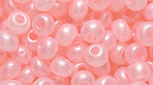 6SB691-TL: CZ Seed Bead Pearl LT Pink 6/0 250GM