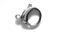 12FI646-SNR: Stainless Steel Clasp Lobster 9x12mm 2PPK