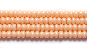 11SB133-TA: CZ Seed Bead Terra Pearl Sherbet Orange 11/0 6HK