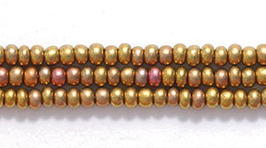 11SB955: CZ Seed Bead Silk Bronze 11/0 6HK