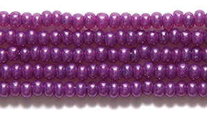 11SB197-2S: CZ Seed Bead Coated Luster Purple 11/0 6HK