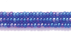 11SB578-T: CZ Seed Bead TR Cobalt AB 11/0 6HK