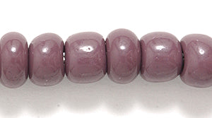 1SB198: CZ Seed Bead Opaque DK Purple 1/0 15STR