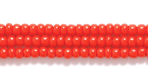 11SB144: CZ Seed Bead Op MED Red 11/0 6HK