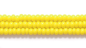 11SB122: CZ Seed Bead Op LT Yellow 11/0 6HK