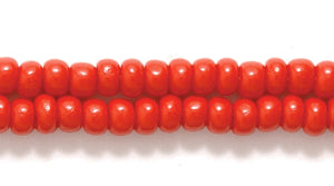 8SB146: CZ Seed Bead Opaque DK Red 8/0 3HK