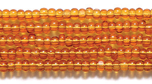 11SB254-7C: CZ Seed Bead True Cut TR MED Topaz 11/0 6HK