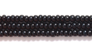 11SB109: CZ Seed Bead Op Black 11/0 6HK