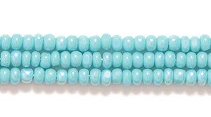 11SB585-C: CZ Seed Bead True Cut Turquoise Green AB 11/0 6HK