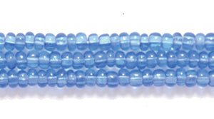 10SB272: CZ Seed Bead TR LT Sapphire 10/0 5HK