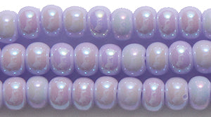 6SB595: CZ Seed Bead Soft Lavender AB 6/0 36STR