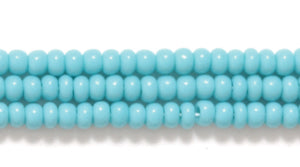 10SB185: CZ Seed Bead Opaque Turquoise Green 10/0 5HK