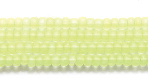 10SB622-NT: CZ Seed Bead Neon Yellow On Crystal 10/0 5HK