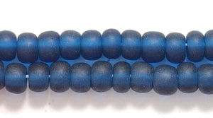 6SB269-M: CZ Seed Bead TR Montana Blue Matte 6/0 36STR