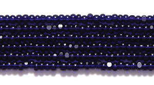 13SB279-C: CZ Seed Bead Charlotte TR Deep Cobalt Blue 13/0 18HK