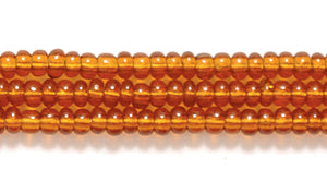 10SB256: CZ Seed Bead TR DK Topaz 10/0 5HK