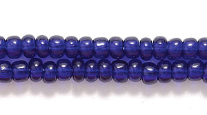 8SB279: CZ Seed Bead Deep Cobalt 8/0 6HK