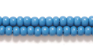 8SB167: CZ Seed Bead Opaque Slate Blue 8/0 6HK