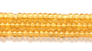 10SB254: CZ Seed Bead TR Topaz 10/0 5HK